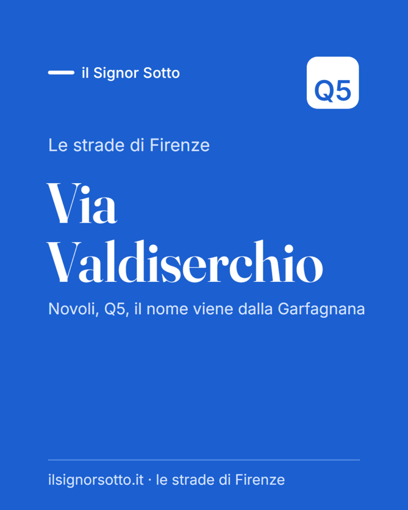 Via Valdiserchio, Quartiere 5 Firenze