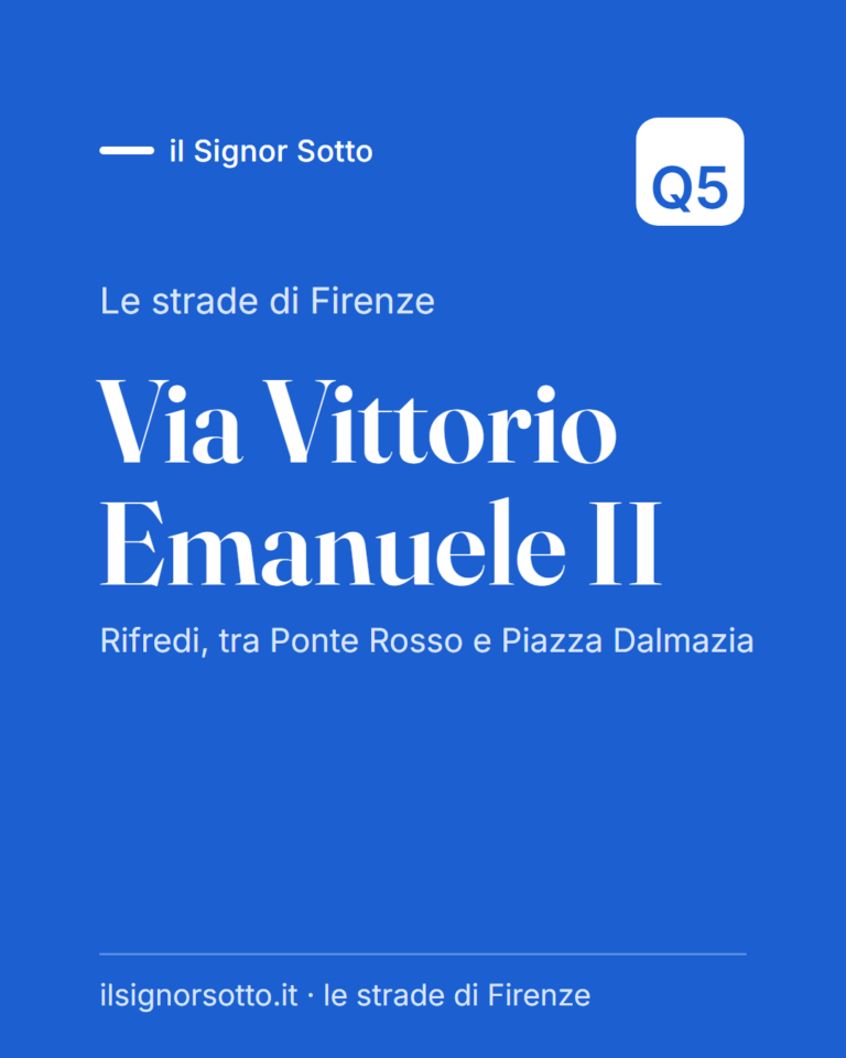 Via Vittorio Emanuele II, Quartiere 5 Firenze