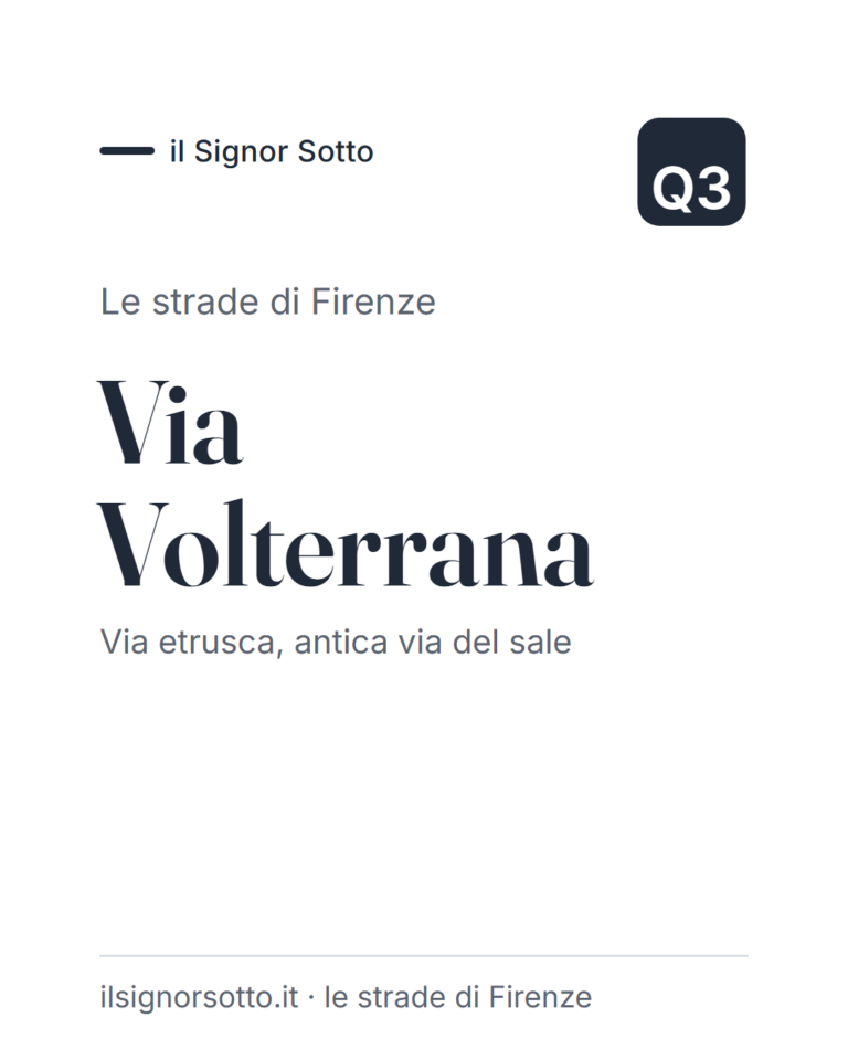 Via Volterrana, Quartiere 3 Firenze