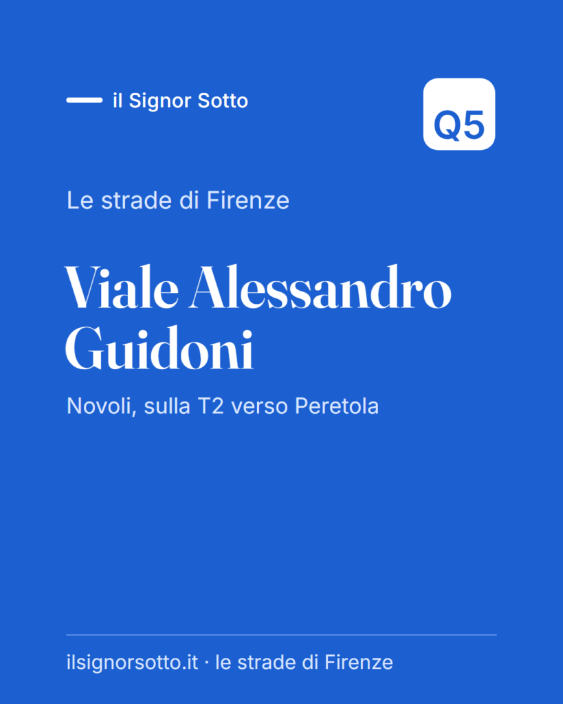 Viale Alessandro Guidoni, Quartiere 5 Firenze
