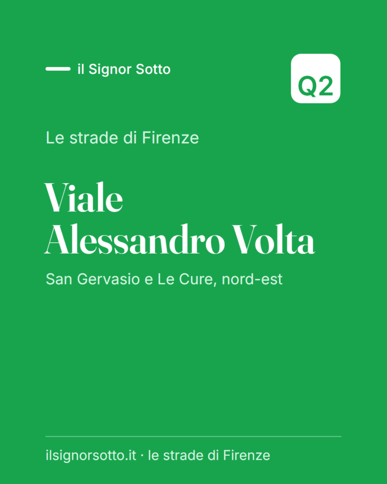 Viale Alessandro Volta, Quartiere 2 Firenze