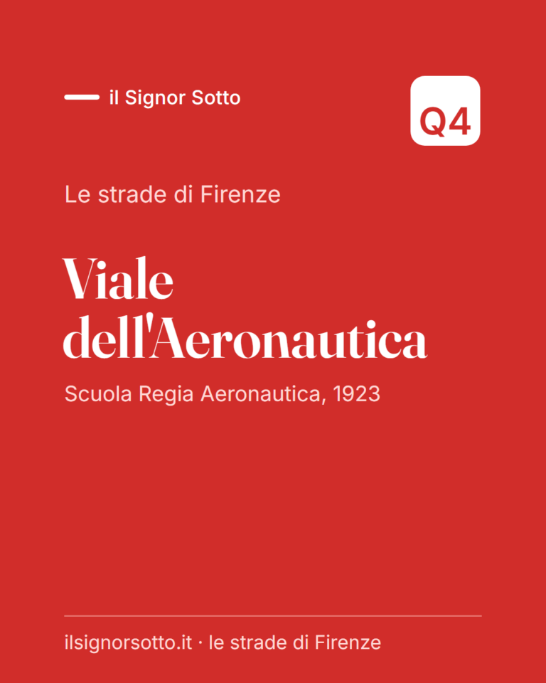 Viale dell’Aeronautica, Quartiere 4 Firenze