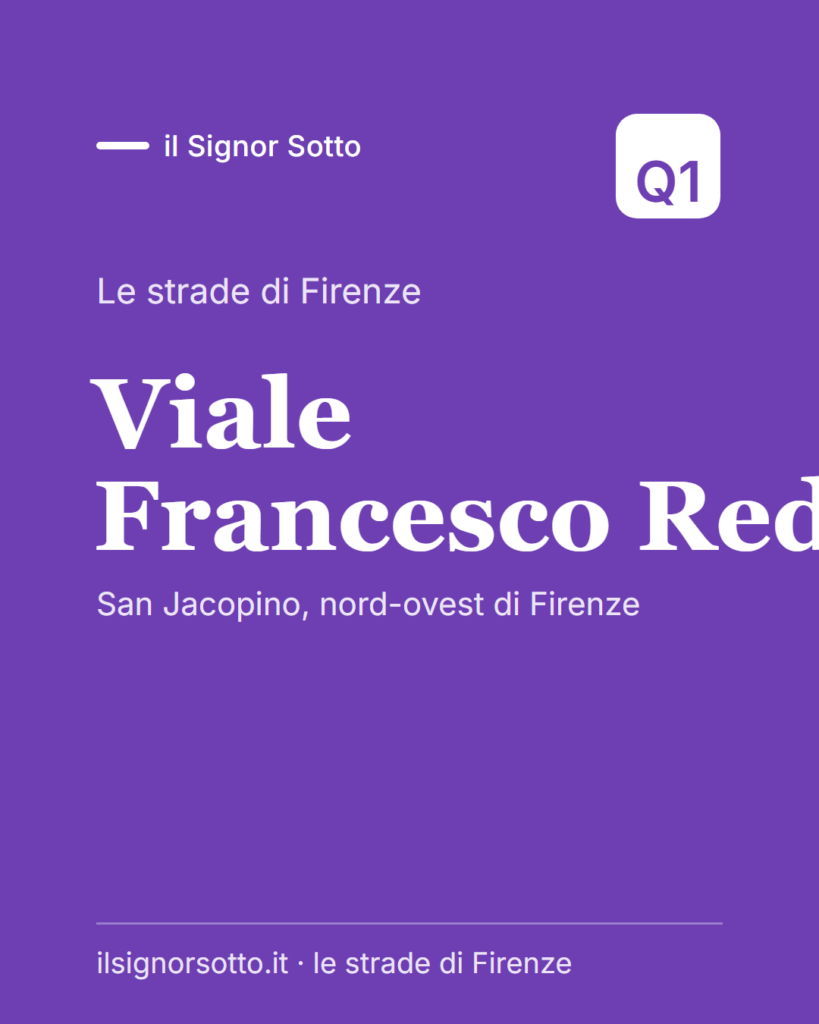 Viale Francesco Redi, Quartiere 1 Firenze