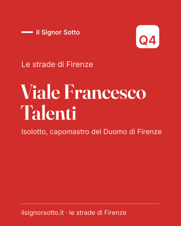 Viale Francesco Talenti, Quartiere 4 Firenze