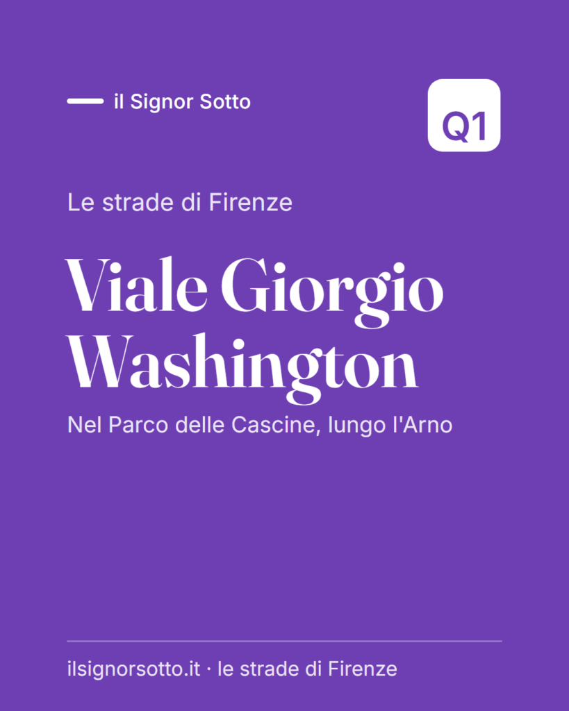 Viale Giorgio Washington, Quartiere 1 Firenze