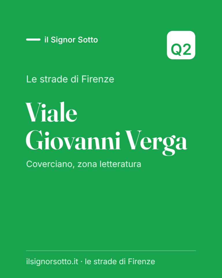 Viale Giovanni Verga, Quartiere 2 Firenze
