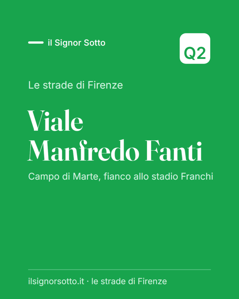 Viale Manfredo Fanti, Quartiere 2 Firenze