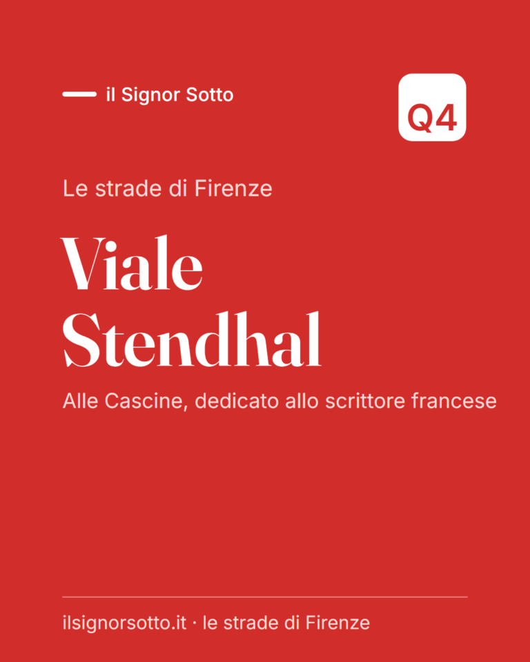 Viale Stendhal, Quartiere 4 Firenze