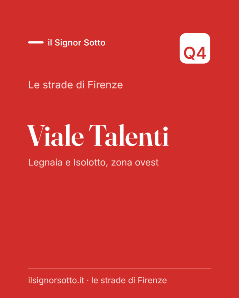 Viale Talenti, Quartiere 4 Firenze