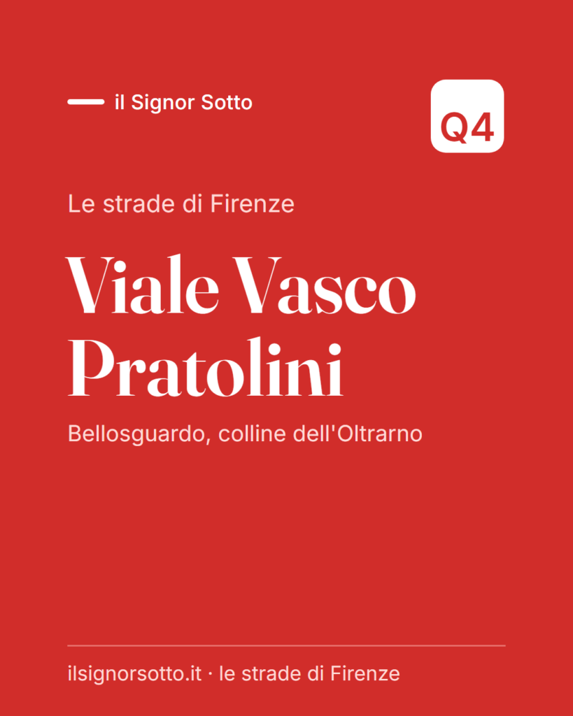 Viale Vasco Pratolini, Quartiere 4 Firenze