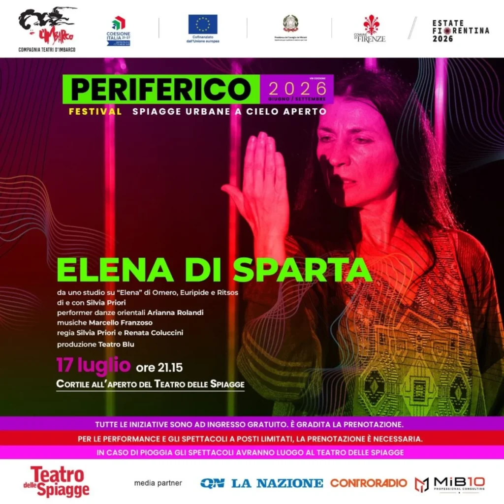 Locandina: Elena di Sparta: Silvia Priori al Festival Periferico 2026