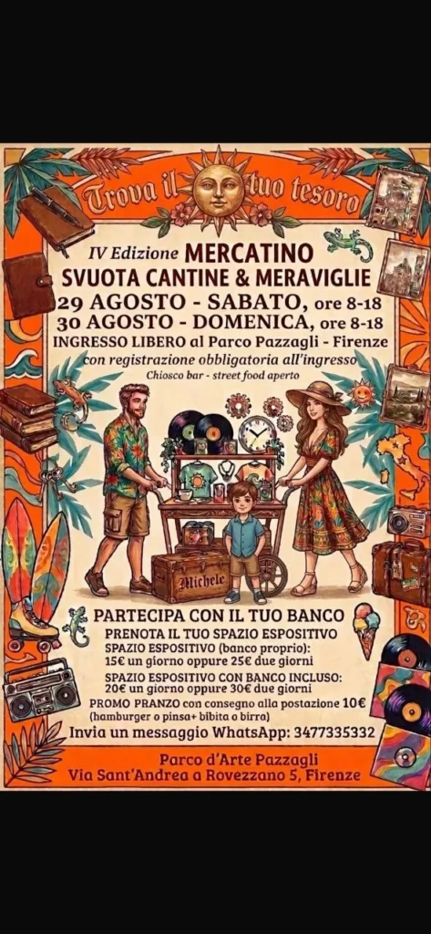 Locandina: Mercatino Svuota Cantine & Meraviglie: IV Edizione