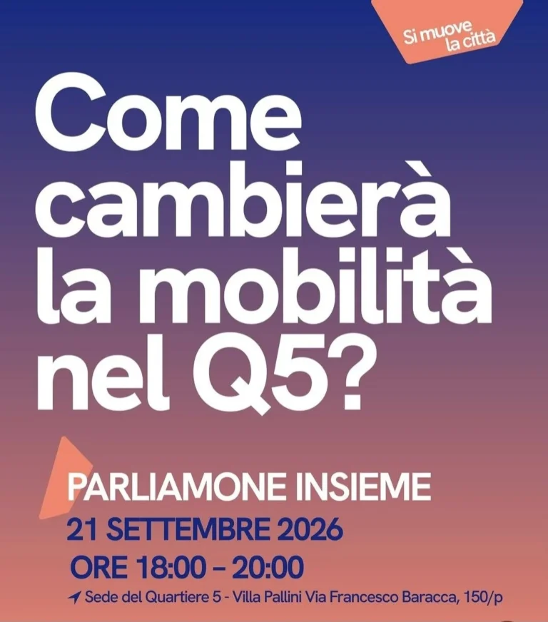 Locandina: Come cambierà la mobilità nel Q5? Parliamone insieme