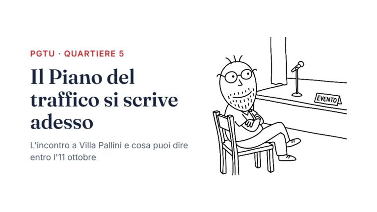 Signor Sotto; incontro pubblico; sala; microfono; PGTU Quartiere 5